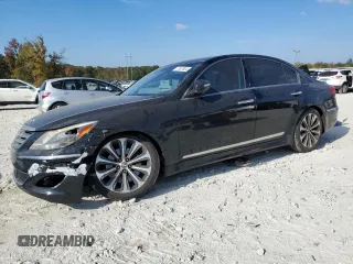 2012 Hyundai Genesis 5.0L R-Spec with VIN KMHGC4DH1CU204473, listed as a Copart auction lot 77527824 with 127,763 mi miles and Salvage Title. Bid and sale history available at carsss.com. Image 1.