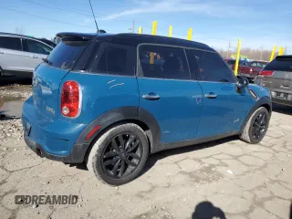 2011 MINI Countryman S with VIN WMWZC5C57BWL53481, listed as a Copart auction lot 46855785 with 99,849 mi miles and Salvage Title. Bid and sale history available at DreamBid. Image 3.