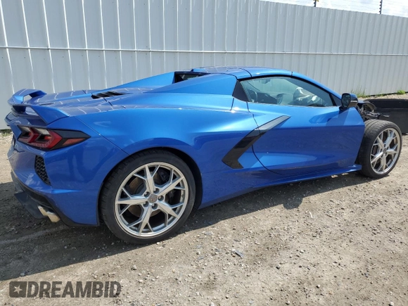 2020 Chevrolet Corvette 3LT with VIN 1G1Y83D41L5109190, listed as a Copart auction lot 60976365 with 28,119 mi miles and Salvage title. Bid and sale history available at DreamBid. Image 3.