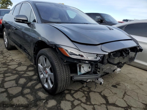 2020 Jaguar I-PACE SE with VIN SADHC2S10L1F83543, listed as a Copart auction lot 78755163 with 18792 miles. Bid and sale history available at carsss.com. Image 4.