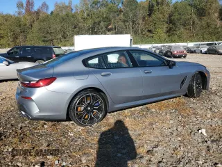 2025 BMW 8 Series M850i with VIN WBAGV8C03SCS52916, listed as a Copart auction lot 74874544 with 3,034 mi miles and Non Repairable. Bid and sale history available at carsss.com. Image 3.