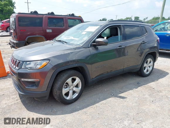 2019 Jeep Compass Latitude with VIN 3C4NJCBB1KT833007, listed as a IAAI auction lot 42401265 with 106,973 mi miles and . Bid and sale history available at DreamBid. Image 17.