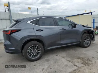 2022 Lexus NX 350h with VIN JTJAKCEZ0N5001874, listed as a Copart auction lot 58402925 with 21,016 mi miles and Salvage title. Bid and sale history available at DreamBid. Image 3.