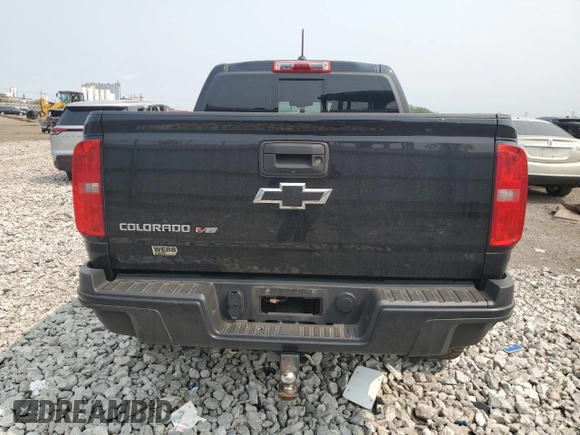2019 Chevrolet Colorado 4WD ZR2 with VIN 1GCGTEEN2K1346880, listed as a Copart auction lot 58902925 with 44,659 mi miles and Salvage title. Bid and sale history available at DreamBid. Image 6.