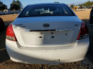 2008 Kia Spectra SX with VIN KNAFE121785526466, listed as a Copart auction lot 80954954 with 348,788 mi miles and Salvage Title. Bid and sale history available at carsss.com. Image 6.