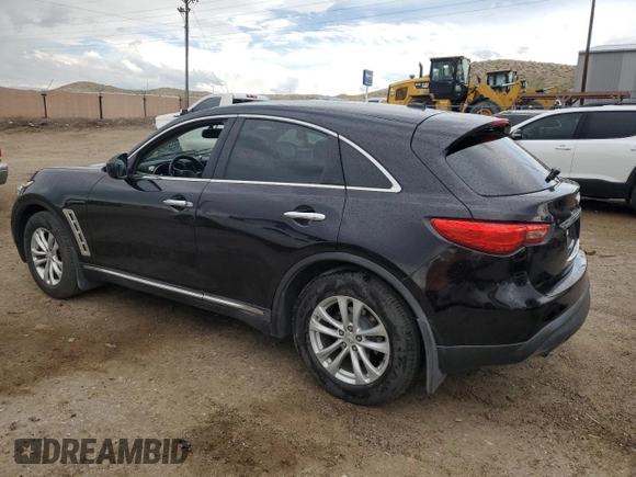 2013 Infiniti FX with VIN JN8CS1MU8DM141623, listed as a Copart auction lot 62533145 with 160,602 mi miles and Salvage title. Bid and sale history available at DreamBid. Image 2.