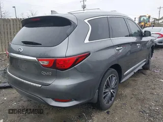 2016 Infiniti QX60 with VIN 5N1AL0MM1GC502111, listed as a IAAI auction lot 41866740 with 97,360 mi miles and . Bid and sale history available at DreamBid. Image 4.
