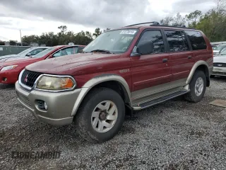 2000 Mitsubishi Montero Sport LS with VIN JA4LS31H1YP036709, listed as a Copart auction lot 81578814 with 191,500 mi miles and Salvage Title. Bid and sale history available at carsss.com. Image 1.