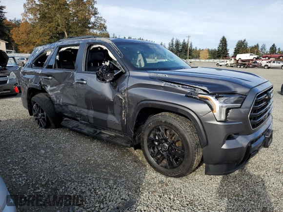 2024 Toyota Sequoia SR5 with VIN 7SVAAABA5RX043207, listed as a Copart auction lot 79893174 with 0 mi miles and Salvage Title. Bid and sale history available at carsss.com. Image 4.