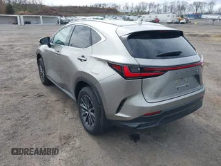 2024 Lexus NX with VIN 2T2GGCEZ7RC059449, listed as a IAAI auction lot 41955775 with 5,691 mi miles. Bid and sale history available at carsss.com. Image 3.