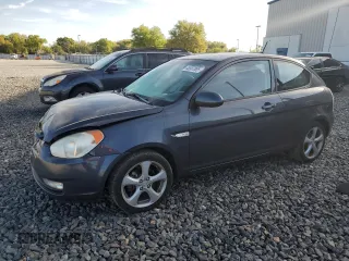 2008 Hyundai Accent SE with VIN KMHCN36C98U087222, listed as a Copart auction lot 48587895 with 77,446 mi miles and Salvage Title. Bid and sale history available at carsss.com. Image 1.