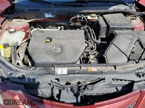 2008 Mazda Mazda3 i Touring Value with VIN JM1BK32F081141968, listed as a Copart auction lot 48970955 with 90,308 mi miles and Salvage Title. Bid and sale history available at carsss.com. Image 12.