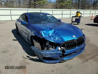 2020 BMW 8 Series M850i with VIN WBAGV8C0XLCE55564, listed as a Copart auction lot 54543135 with 45,704 mi miles and Salvage title. Bid and sale history available at DreamBid. Image 13.