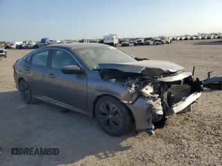 2019 Honda Civic Sport with VIN 19XFC2F88KE033848, listed as a Copart auction lot 53356735 with 78,274 mi miles and Salvage title. Bid and sale history available at DreamBid. Image 4.