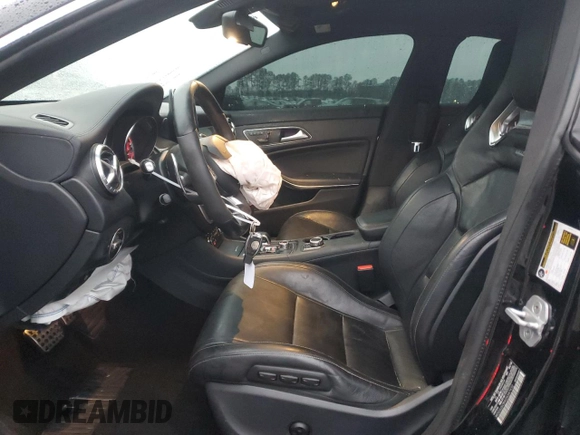 2016 Mercedes-Benz CLA 45 AMG with VIN WDDSJ5CB4GN347432, listed as a Copart auction lot 42567015 with 96,945 mi miles and Salvage Title. Bid and sale history available at DreamBid. Image 7.