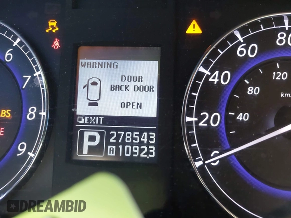2014 Infiniti QX50 Journey with VIN JN1BJ0HP7EM210606, listed as a IAAI auction lot 41570750 with 1 mi miles. Bid and sale history available at carsss.com. Image 7.