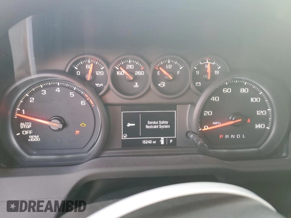 2023 GMC Sierra 1500 with VIN 3GTPHAED3PG104934, listed as a Copart auction lot 85552124 with 15,240 mi miles and Clean Title. Bid and sale history available at DreamBid. Image 9.