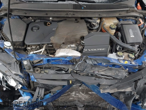 2016 Chevrolet Volt Premier with VIN 1G1RD6S5XGU121489, listed as a IAAI auction lot 41552230 with 103,334 mi miles. Bid and sale history available at carsss.com. Image 10.