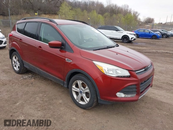 2014 Ford Escape SE with VIN 1FMCU0G99EUC38074, listed as a IAAI auction lot 42001227 with 209,467 mi miles. Bid and sale history available at carsss.com. Image 1.