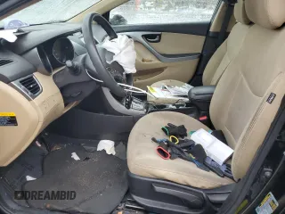 2013 Hyundai Elantra GLS with VIN 5NPDH4AE1DH197023, listed as a Copart auction lot 45961625 with 129,589 mi miles and Salvage title. Bid and sale history available at DreamBid. Image 7.