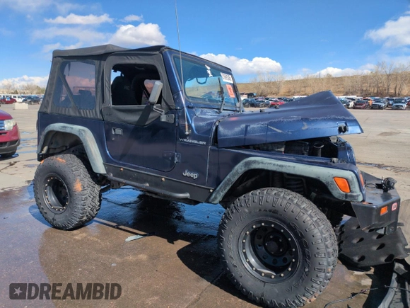 1997 Jeep Wrangler SE z VIN 1J4FY29P1VP441353, wystawiony jako Copart lot #51691545 z przebiegiem Nie podano mil oraz Szkoda całkowita • Salvage title. Historia ofert i sprzedaży dostępna na DreamBid. Obrazek 4.