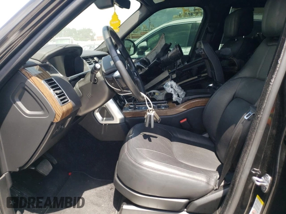 2018 Land Rover Range Rover with VIN SALGS5RE5JA514662, listed as a Copart auction lot 57466495 with 48,250 mi miles and Salvage title. Bid and sale history available at DreamBid. Image 7.