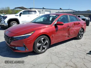 2023 Hyundai Elantra Limited z VIN KMHLP4AGXPU461393, wystawiony jako Copart lot #53480835 z przebiegiem 90 913 mil mil oraz Szkoda całkowita • Salvage title. Historia ofert i sprzedaży dostępna na DreamBid. Obrazek 1.
