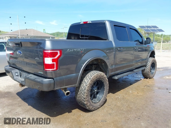 2020 Ford F-150 XL with VIN 1FTEW1EP3LFB45101, listed as a IAAI auction lot 39302251 with Not Provided miles and . Bid and sale history available at carsss.com. Image 4.