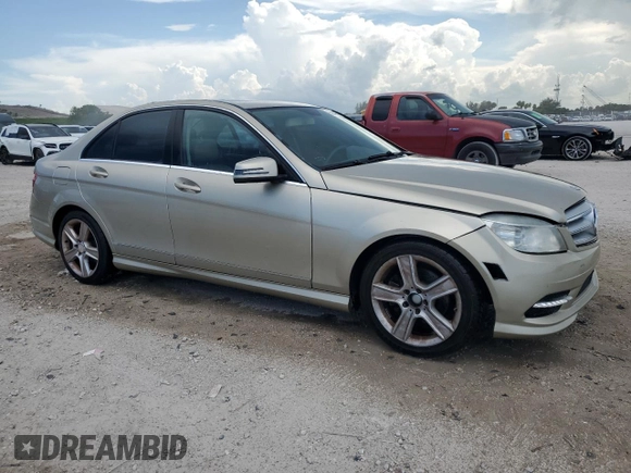 2011 Mercedes-Benz C 300 Sport with VIN WDDGF5EBXBR135236, listed as a Copart auction lot 60244025 with 112,099 mi miles and Clean title. Bid and sale history available at DreamBid. Image 4.