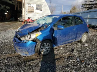 2014 Toyota Yaris L with VIN JTDJTUD35ED577680, listed as a Copart auction lot 83450724 with Not Provided miles and Salvage Title. Bid and sale history available at carsss.com. Image 1.