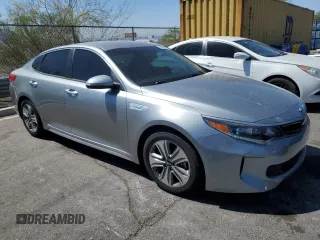 2017 Kia Optima Hybrid EX with VIN KNAGU4LE4H5017493, listed as a Copart auction lot 53949885 with 112,034 mi miles and Clean Title. Bid and sale history available at carsss.com. Image 4.