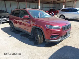 2020 Jeep Cherokee Altitude with VIN 1C4PJLLB7LD561240, listed as a IAAI auction lot 41607199 with 33,962 mi miles. Bid and sale history available at carsss.com. Image 1.