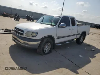 2002 Toyota Tundra SR5 with VIN 5TBRN34152S247245, listed as a Copart auction lot 54766955 with 195,863 mi miles and Salvage Title. Bid and sale history available at DreamBid. Image 1.