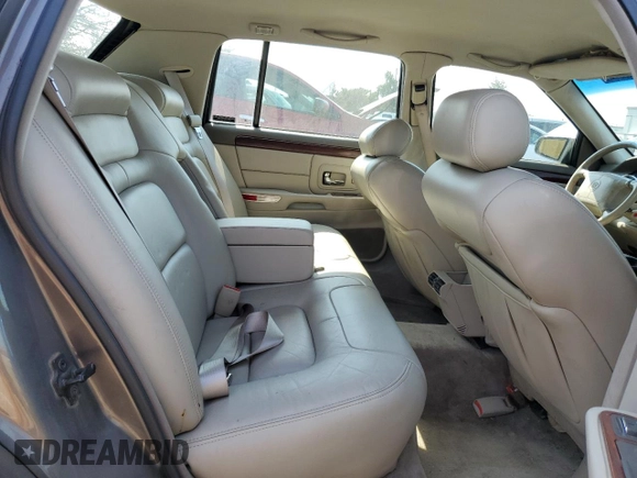 1998 Cadillac DeVille with VIN 1G6KD54Y4WU789008, listed as a Copart auction lot 48791445 with 58,335 mi miles and Salvage Title. Bid and sale history available at carsss.com. Image 10.