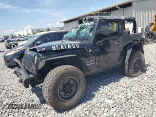 2013 Jeep Wrangler Sport z VIN 1C4AJWAG4DL648171, wystawiony jako Copart lot #64171465 z przebiegiem 125 199 mil mil oraz Szkoda całkowita • Salvage title. Historia ofert i sprzedaży dostępna na DreamBid. Obrazek 1.