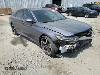 2019 Honda Accord Sport with VIN 1HGCV1F38KA099543, listed as a Copart auction lot 54767525 with 51,010 mi miles and Salvage Title. Bid and sale history available at DreamBid. Image 4.