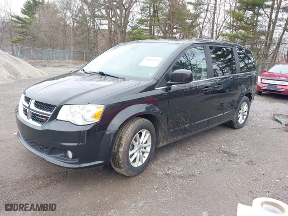 2019 Dodge Grand Caravan SXT with VIN 2C4RDGCG0KR692444, listed as a IAAI auction lot 41811224 with 102,179 mi miles. Bid and sale history available at carsss.com. Image 2.