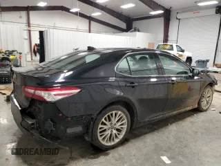 2019 Toyota Camry LE with VIN 4T1B11HK5KU169553, listed as a Copart auction lot 48195595 with 74,429 mi miles and Salvage Title. Bid and sale history available at carsss.com. Image 3.