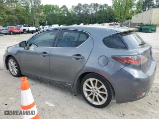 2012 Lexus CT 200h with VIN JTHKD5BH2C2052122, listed as a Copart auction lot 54566045 with 254,639 mi miles and Clean Title. Bid and sale history available at carsss.com. Image 2.