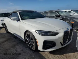 2022 BMW 4 Series 430i with VIN WBA23AT02NCJ38076, listed as a Copart auction lot 76186884 with 21,106 mi miles and Non repairable. Bid and sale history available at DreamBid. Image 4.