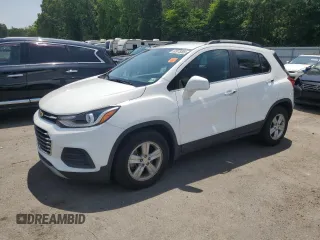 2020 Chevrolet Trax LT with VIN KL7CJLSB3LB017262, listed as a Copart auction lot 62075005 with 46,557 mi miles and Salvage title. Bid and sale history available at DreamBid. Image 1.