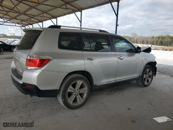 2012 Toyota Highlander Limited with VIN 5TDYK3EH1CS059895, listed as a Copart auction lot 47693105 with 137,250 mi miles and Salvage Title. Bid and sale history available at carsss.com. Image 3.