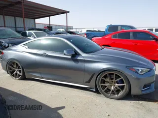 2018 Infiniti Q60 Luxe with VIN JN1EV7EK6JM341569, listed as a IAAI auction lot 41740997 with 126,711 mi miles and . Bid and sale history available at carsss.com. Image 13.