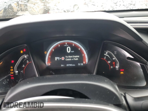 2018 Honda Civic Si Coupe with VIN 2HGFC3A50JH751840, listed as a Copart auction lot 85294474 with 97,982 mi miles and Salvage Title. Bid and sale history available at carsss.com. Image 9.