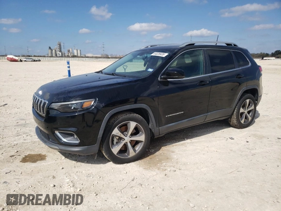 2019 Jeep Cherokee Limited with VIN 1C4PJLDX0KD144244, listed as a Copart auction lot 44028935 with 43,777 mi miles and Clean title. Bid and sale history available at DreamBid. Image 1.