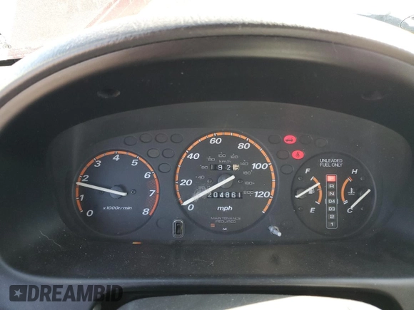 1997 Honda CR-V with VIN JHLRD1843VC018932, listed as a Copart auction lot 77965544 with 204,861 mi miles and Salvage Title. Bid and sale history available at carsss.com. Image 9.