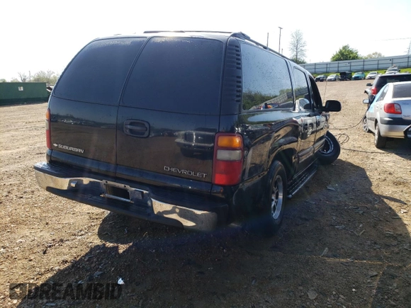 2000 Chevrolet Suburban LT with VIN 3GNEC16TXYG166447, listed as a Copart auction lot 43292602 with 258,929 mi miles and Salvage Title. Bid and sale history available at carsss.com. Image 4.