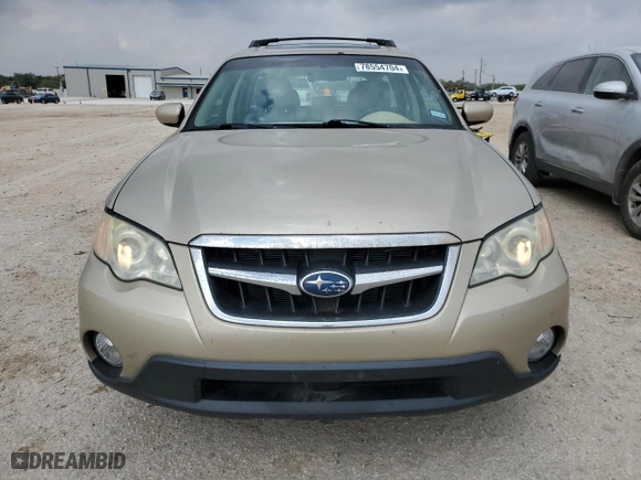 2008 Subaru Outback (Natl) Ltd with VIN 4S4BP62C387360313, listed as a Copart auction lot 78554704 with 77,134 mi miles and Salvage Title. Bid and sale history available at carsss.com. Image 5.