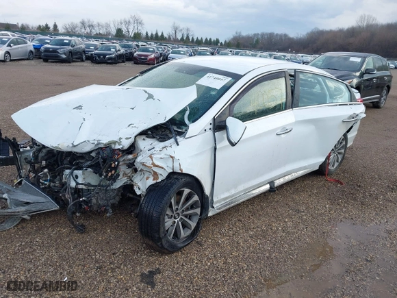 2015 Hyundai Sonata 2.4L Limited with VIN 5NPE34AF0FH154954, listed as a IAAI auction lot 41740057 with 1 mi miles. Bid and sale history available at carsss.com. Image 22.
