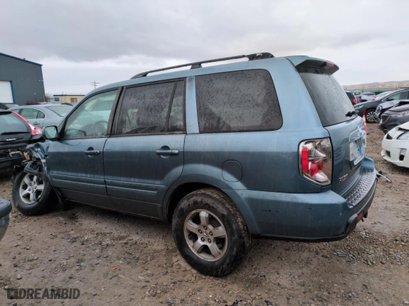 2006 Honda Pilot EX-L with RES with VIN 2HKYF18606H510828, listed as a Copart auction lot 43736835 with 247,008 mi miles and Salvage Title. Bid and sale history available at carsss.com. Image 2.